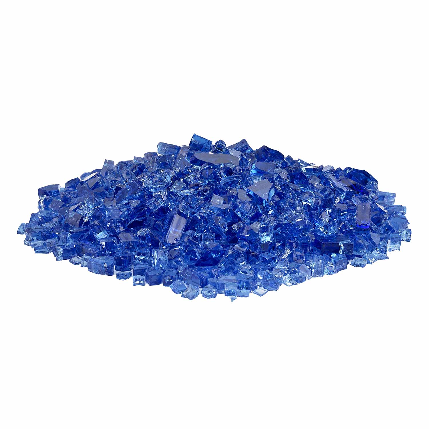 American Fire Glass 1/4-Inch Classic Fire Glass, 10-Pounds, Cobalt Blue