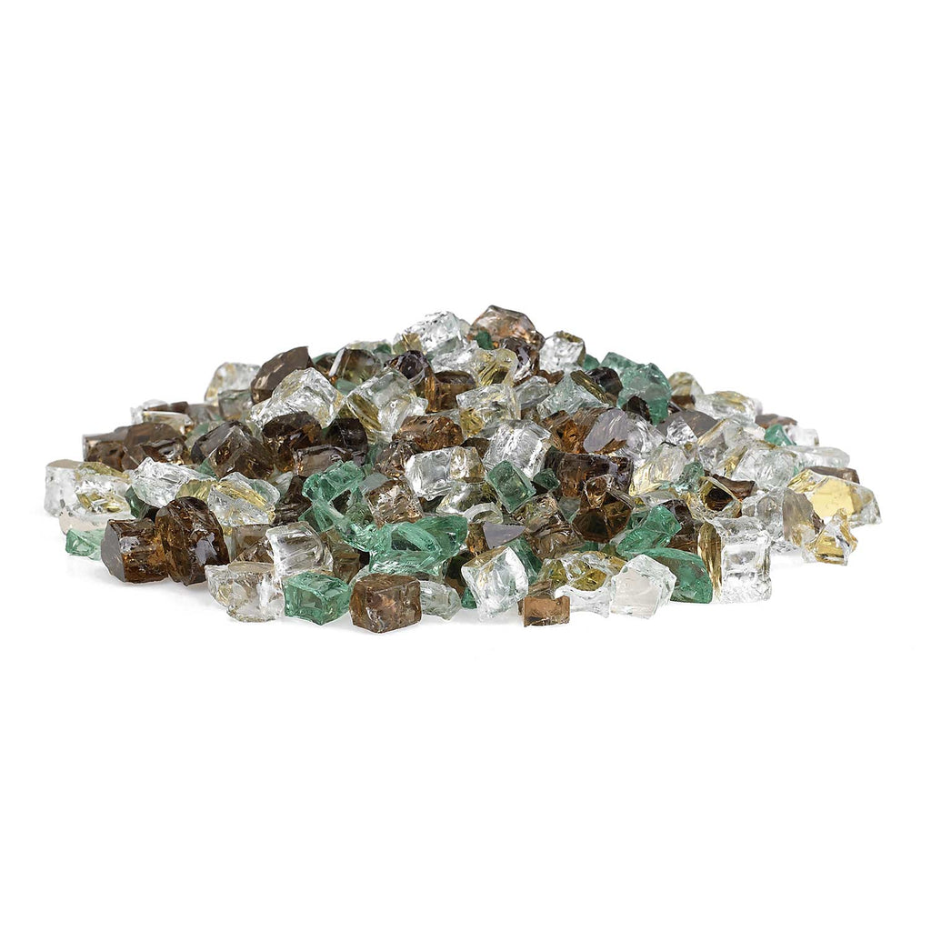 American Fire Glass 1/2-Inch Premium Fire Glass, 10 lbs, Yosemite Reflective