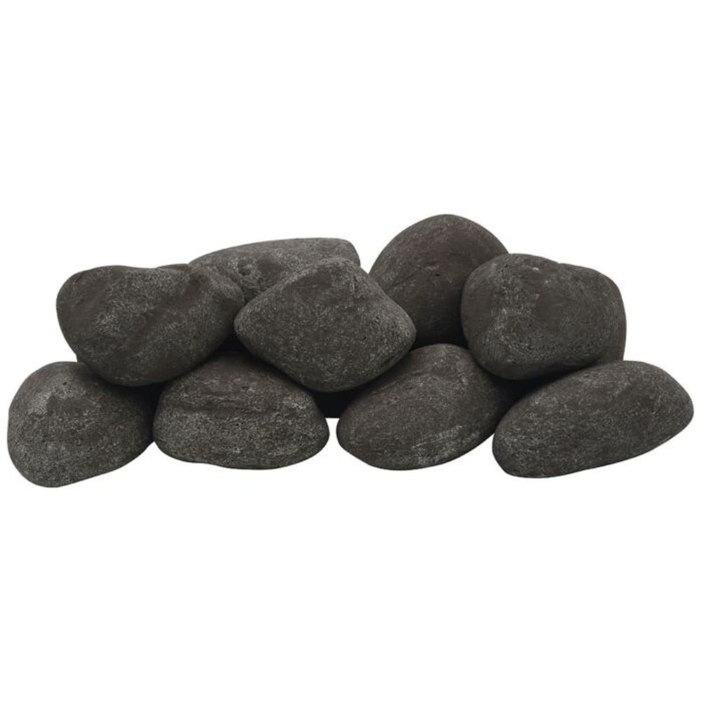 American Fire Products 12-Piece Lite Stone Cobble Set, Thunder Gray