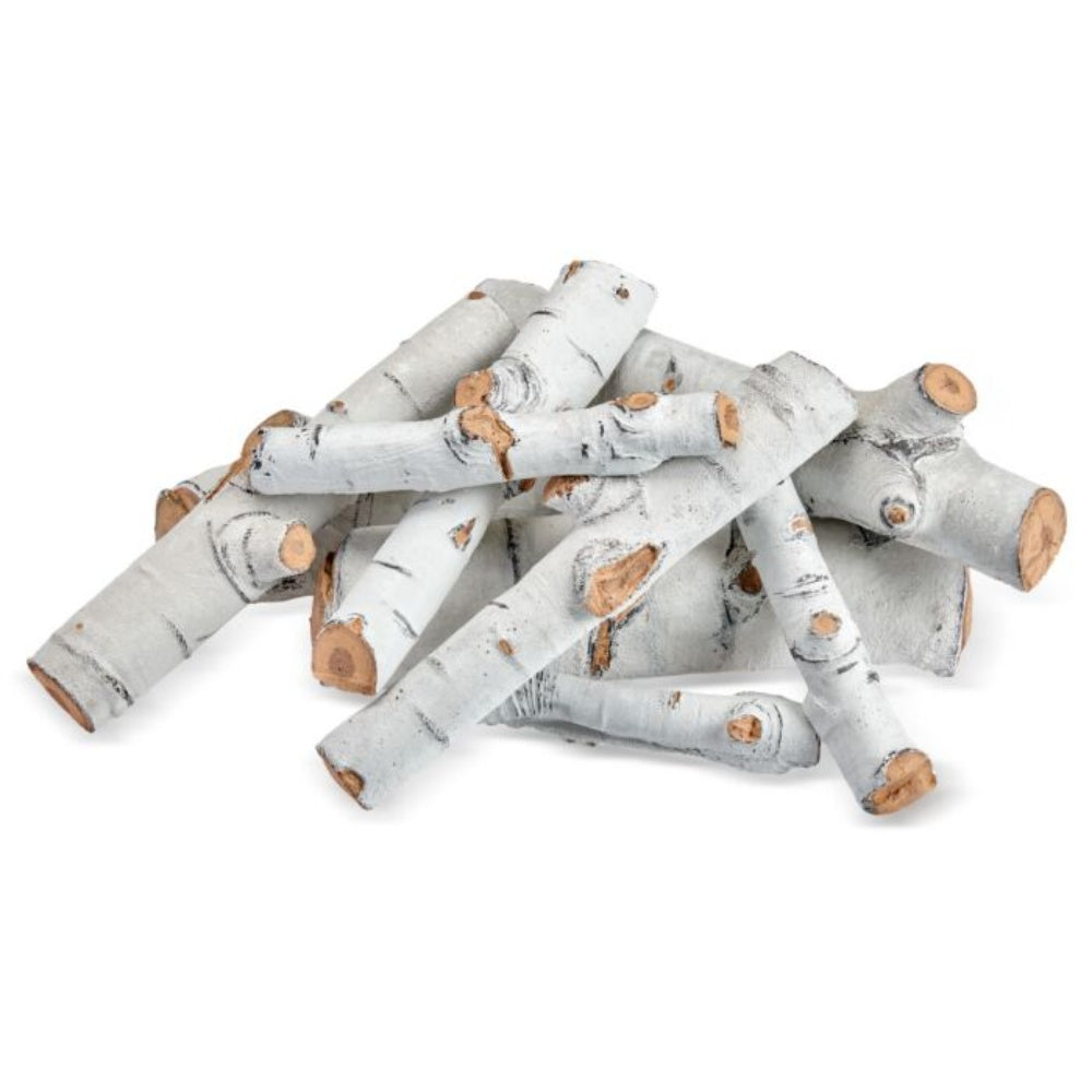 American Fire Products Formation Creation 9-Piece Ceramic Gas Fire Pit Log Set, Sierra Birch