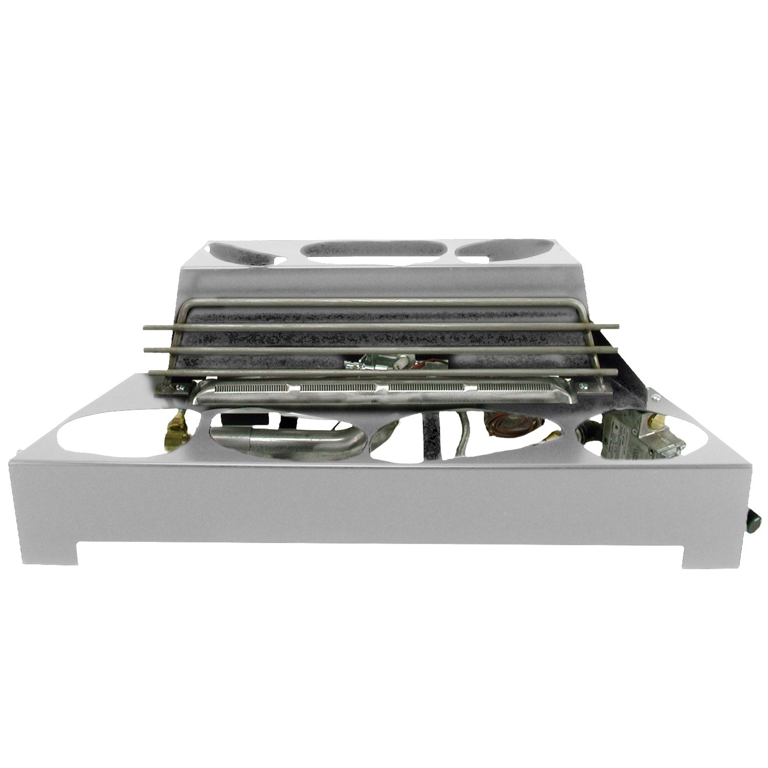 Rasmussen AFS24-SS Alterna Ventless FireStones Stainless Steel 24-Inch Burner Kit