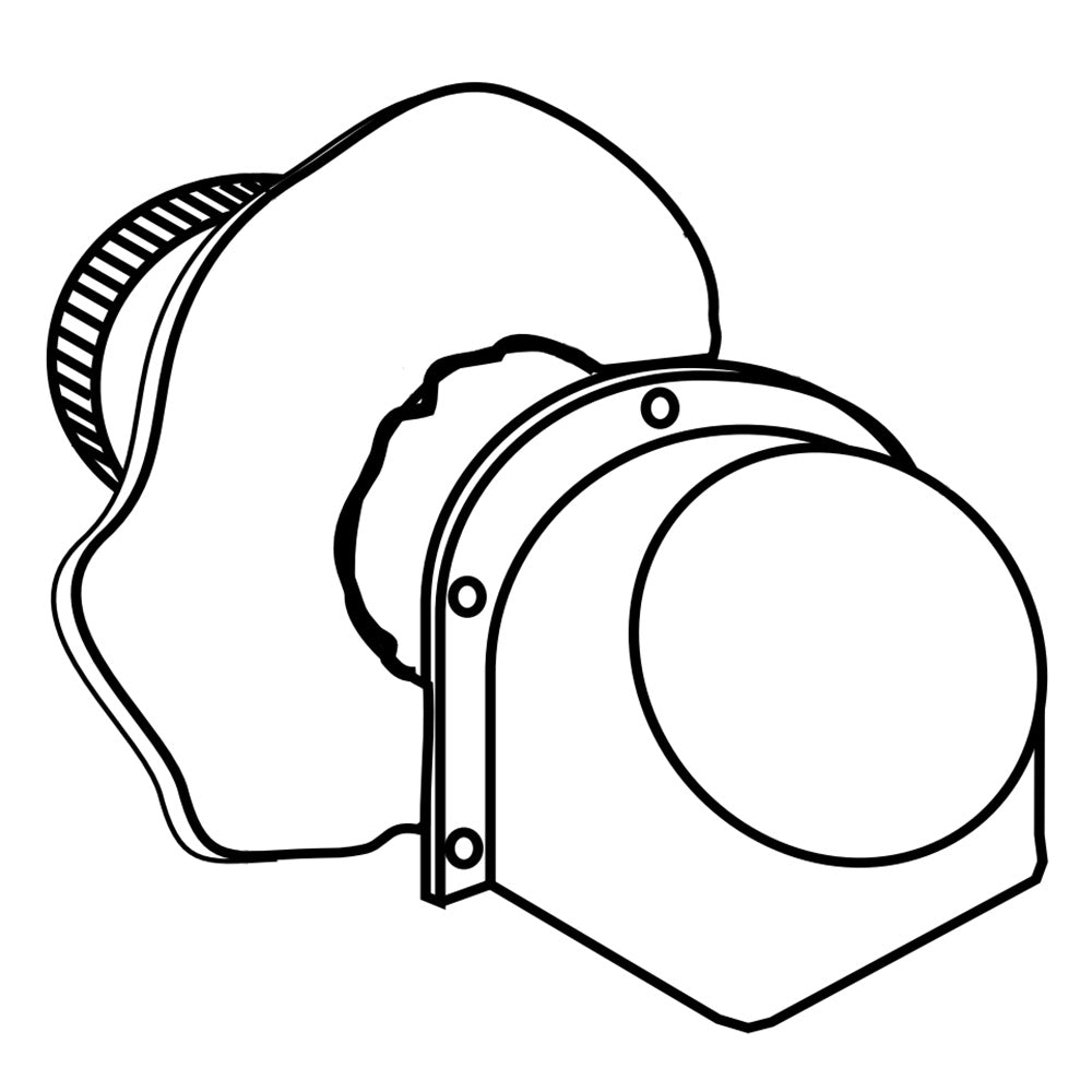 Majestic outside air kit termination with collar and round cap