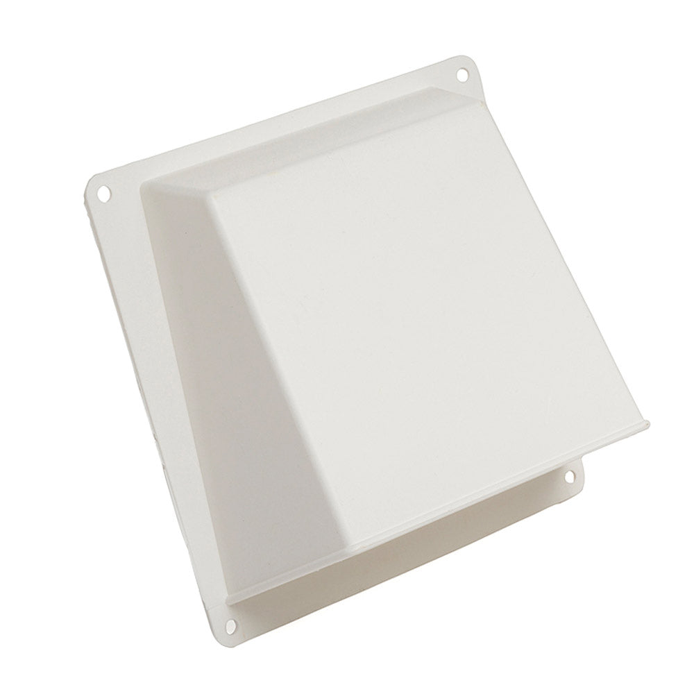 Outside air kit white square access plate with mounting holes