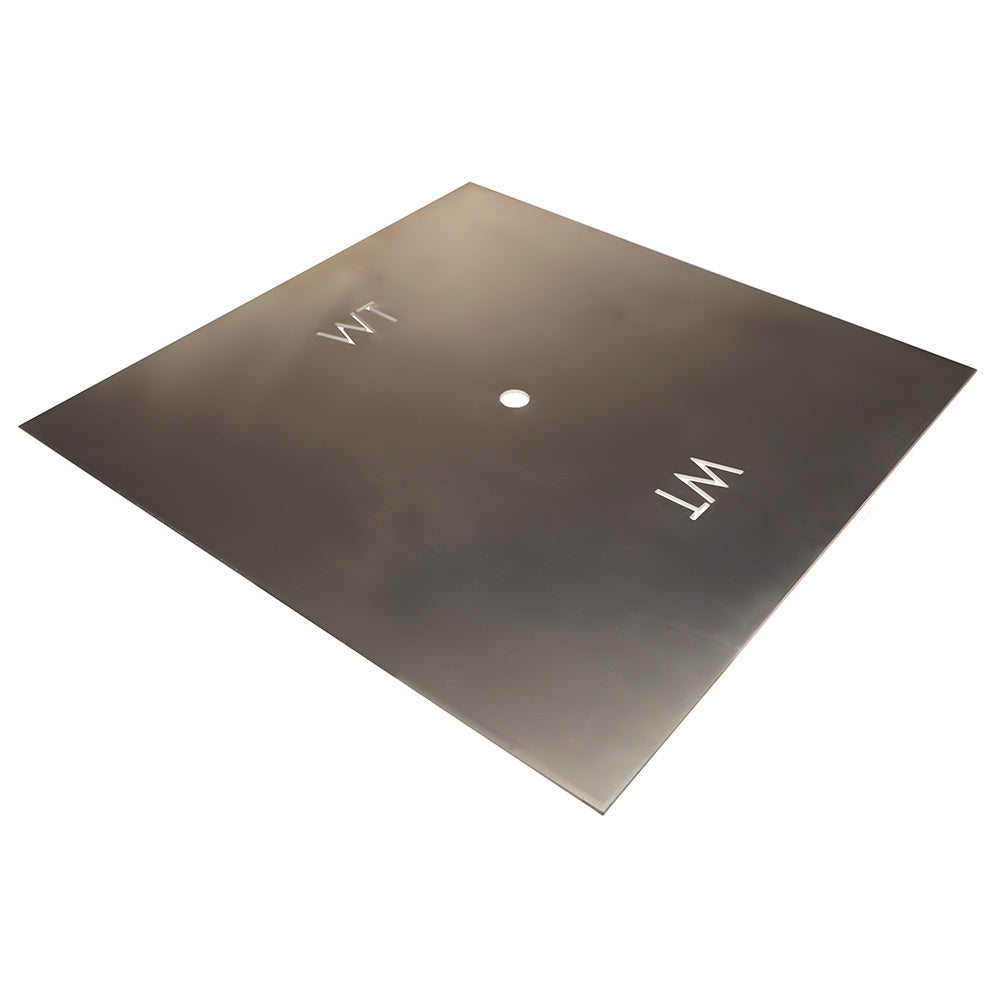 Warming Trends ALPL-S Aluminum Fire Pit Burner Plate, Square
