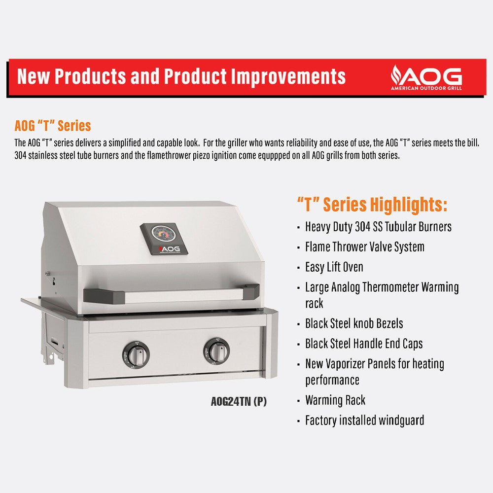 American Outdoor Grill T-Series 24-Inch Freestanding Gas Grill