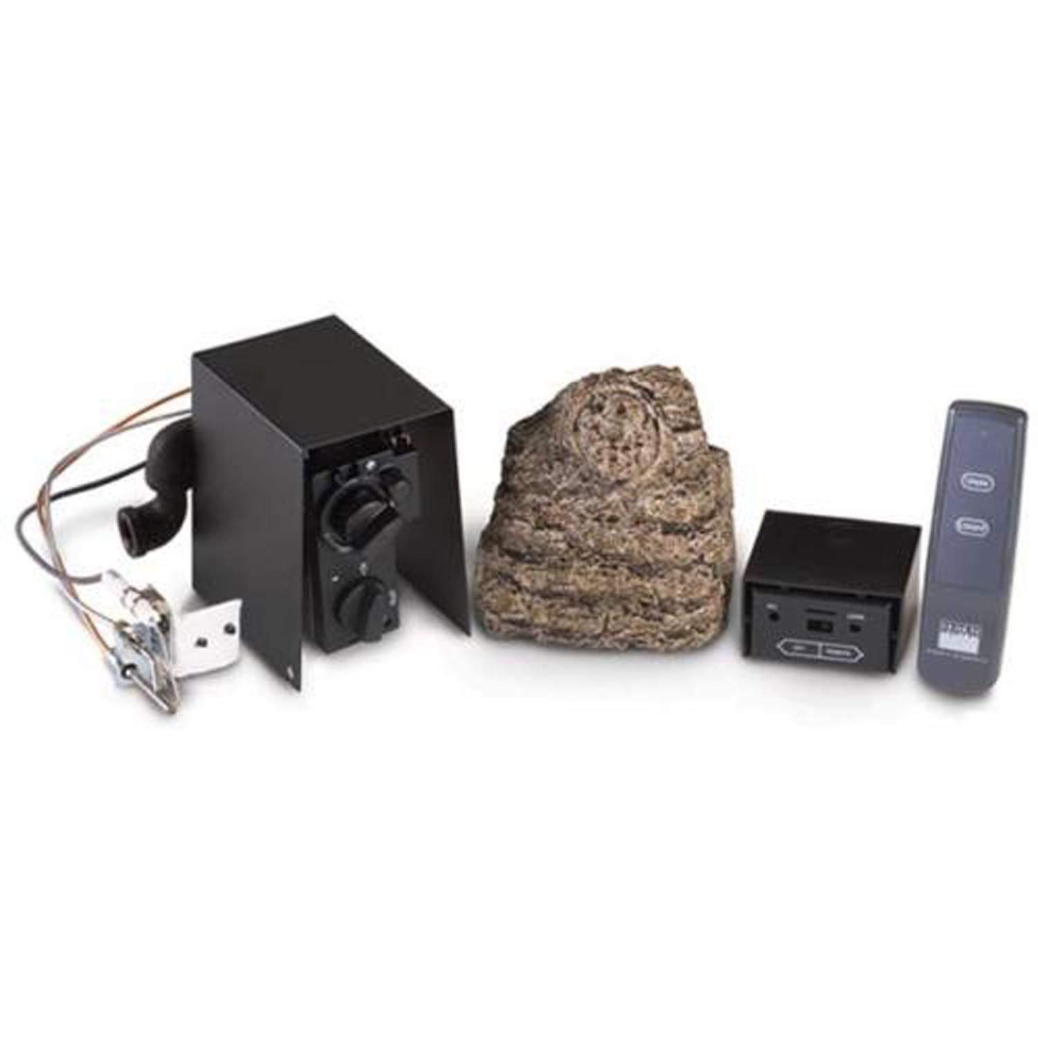 HI/LO servo valve kit with standing pilot and remote control, black control box