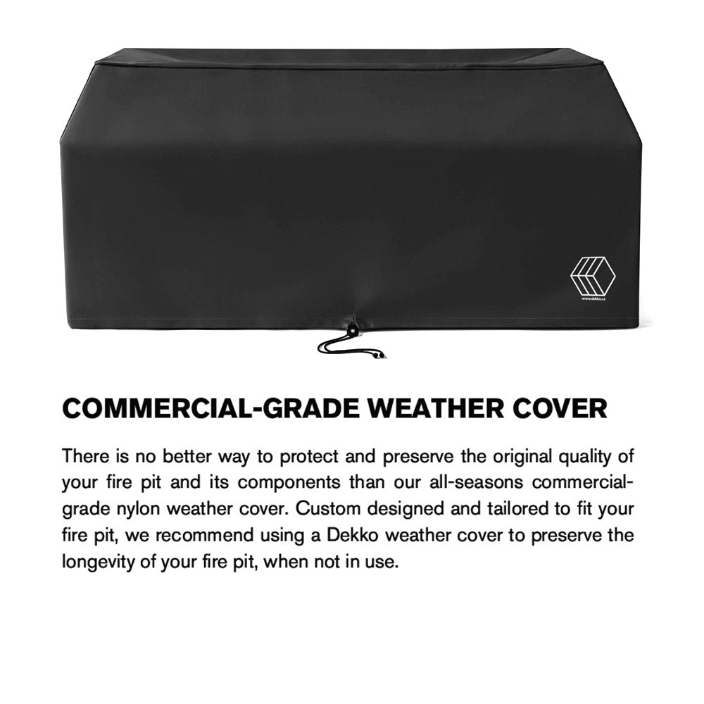 Black vinyl cover for linear glass wind guard with tie cord