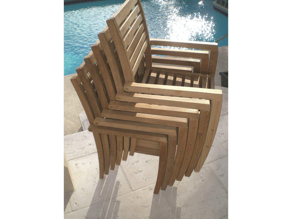 Royal Teak Collection Avant Teak Stacking Chair