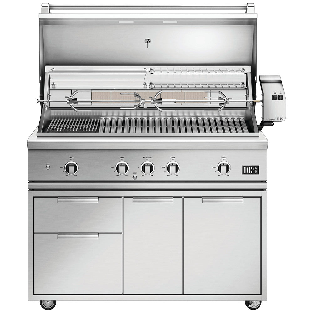 DCS BE1-48RC Series 9 48-Inch Freestanding Gas Grill with Rotisserie