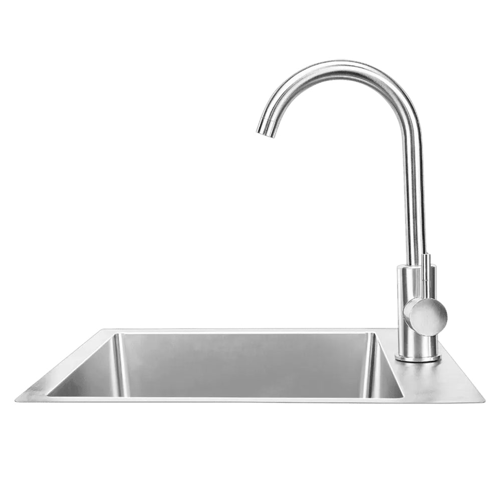 Bull 15-Inch Stainless Steel Sink and Faucet - All In One Kit