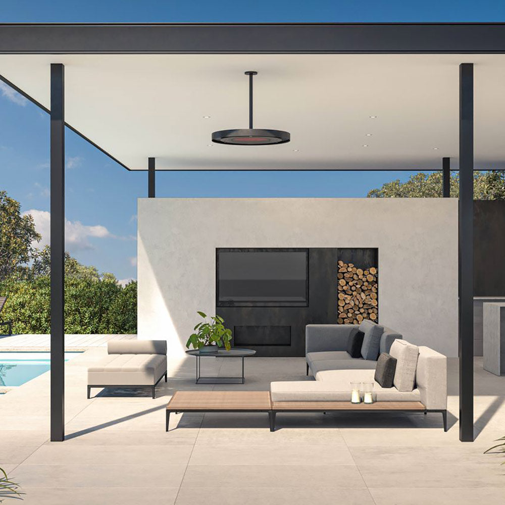 Bromic Eclipse Smart-Heat Electric Pendant Heater, Twin Pole, 2900W