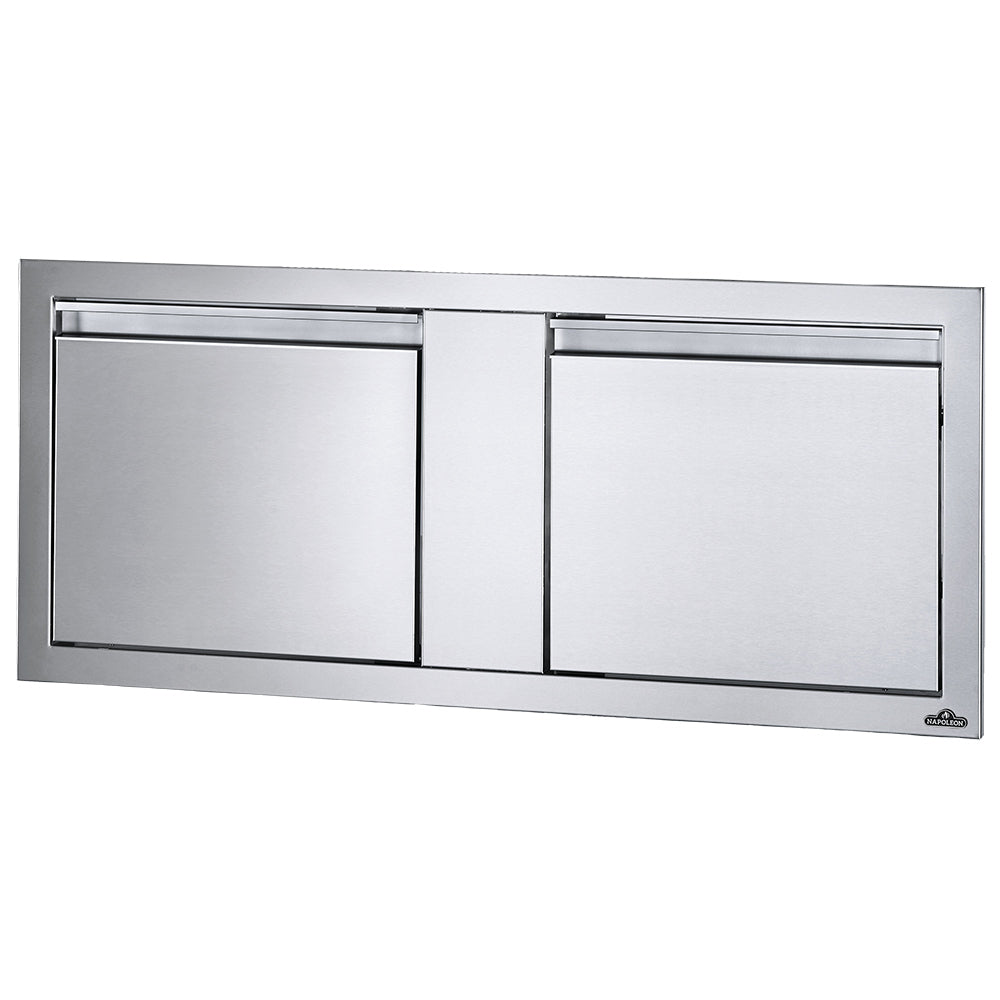 Napoleon Stainless Steel Small Double Door 42x16-Inches