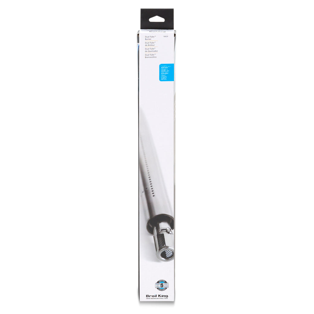 Broil King 18629 Stainless Steel Tube-In-Tube Burner for Signet and Sovereign Grills
