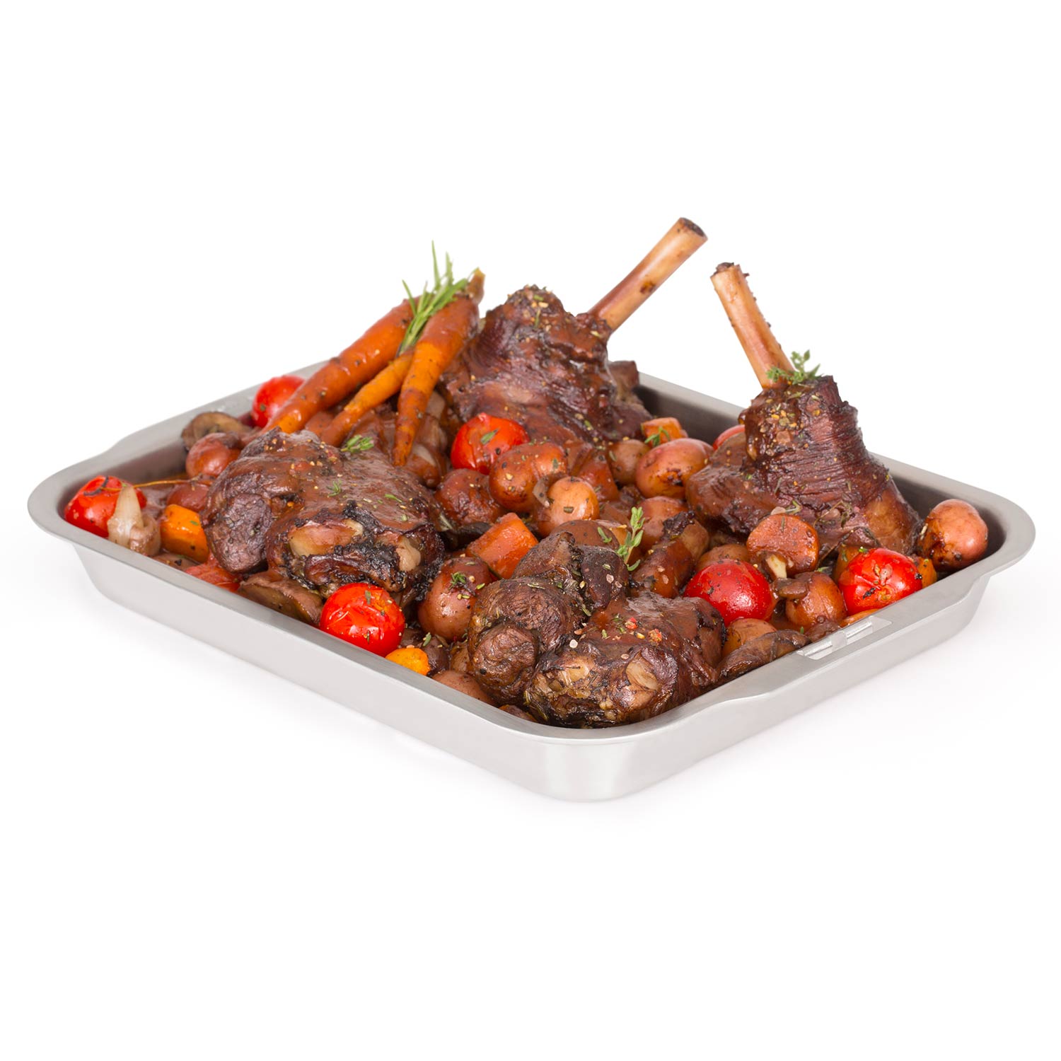 Broil King 63106 Stainless Steel Roasting and Drip Pan for the 62602 Rib Rack