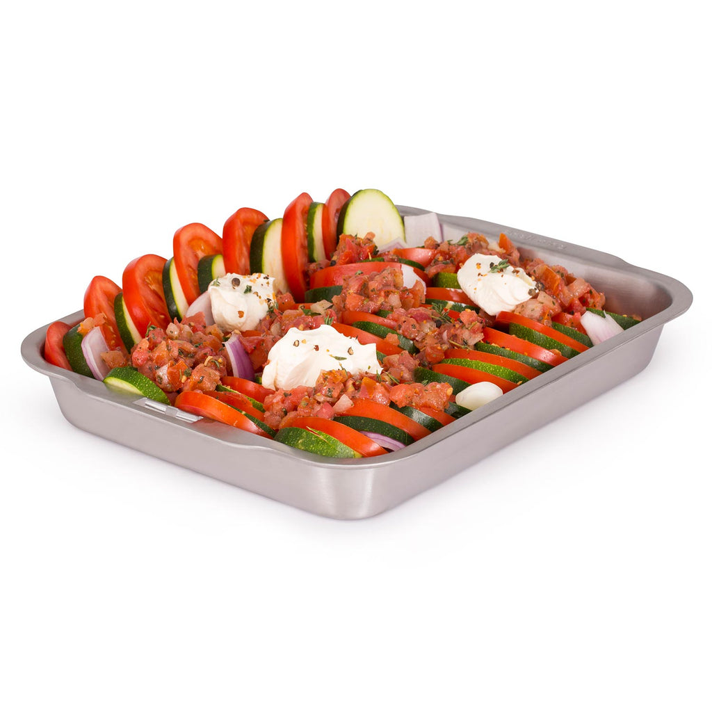 Broil King 63106 Stainless Steel Roasting and Drip Pan for the 62602 Rib Rack