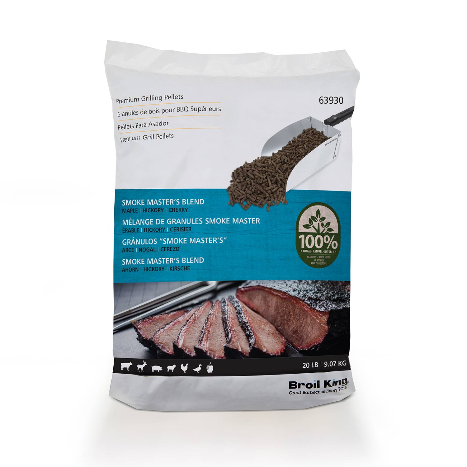Broil King 63930 Smoke Master's Blend Wood Pellets
