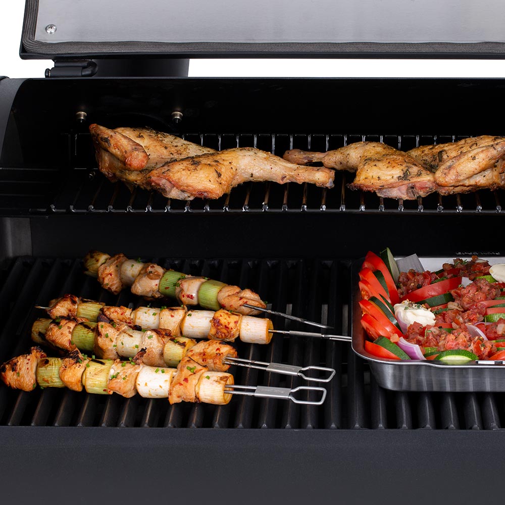 Broil King 64049 Stainless Steel Dual Prong Skewers, Set of 4