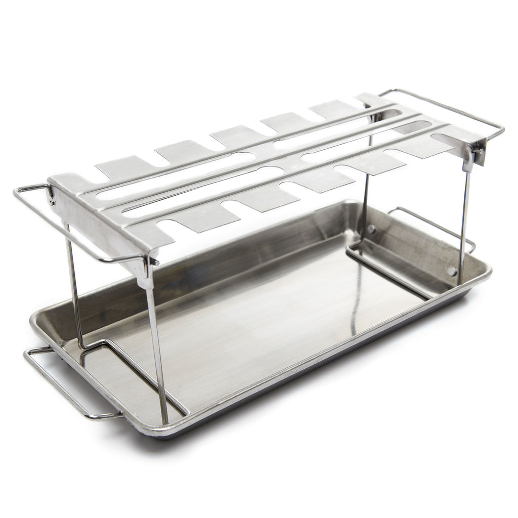 Broil King 64152 Stainless Steel Wing Rack and Pan