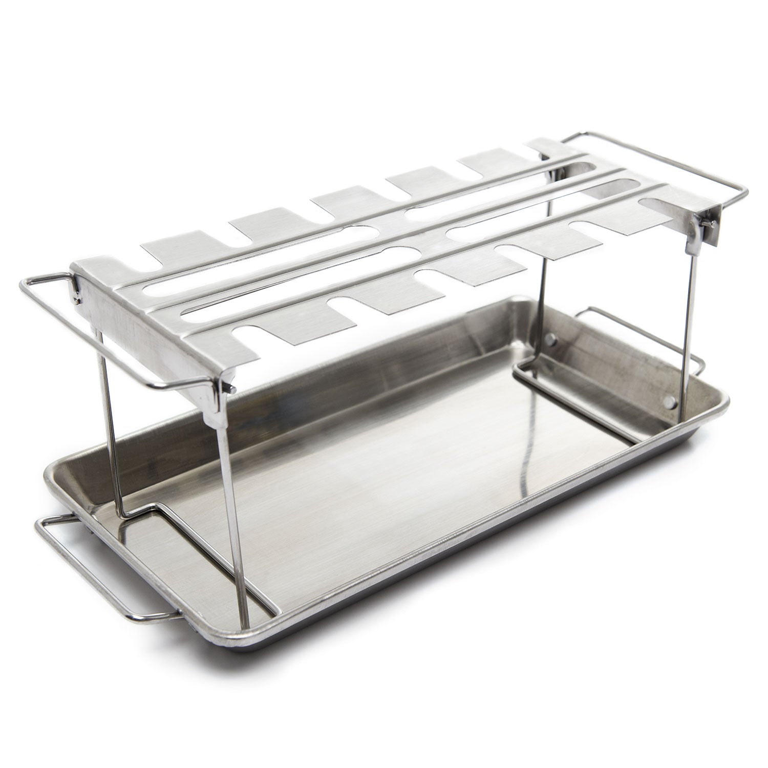 Broil King 64152 Stainless Steel Wing Rack and Pan