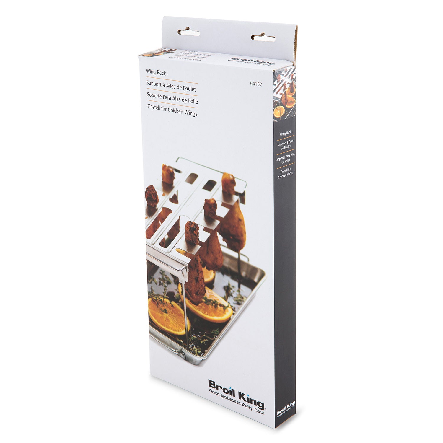 Broil King 64152 Stainless Steel Wing Rack and Pan