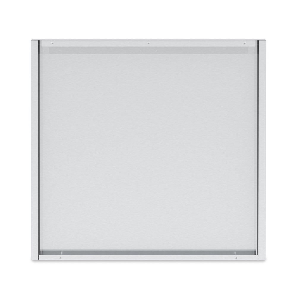 Broil King stainless steel rear panel for 4-burner cabinet, flat back plate