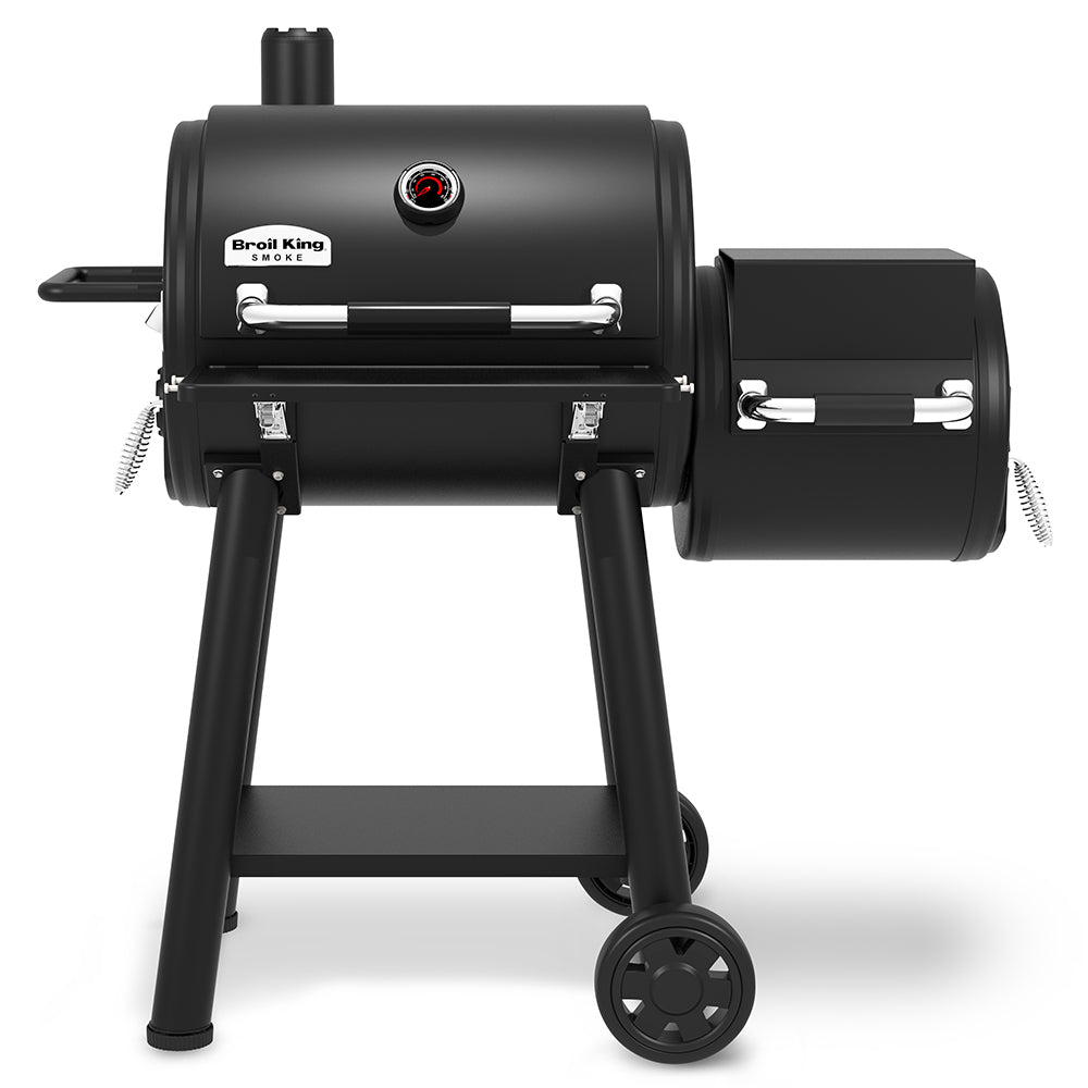 Broil King 955050 Regal Offset 400 Charcoal Smoker, 25.5-Inches