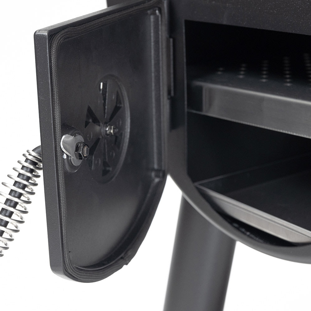 Broil King 955050 Regal Offset 400 Charcoal Smoker, 25.5-Inches