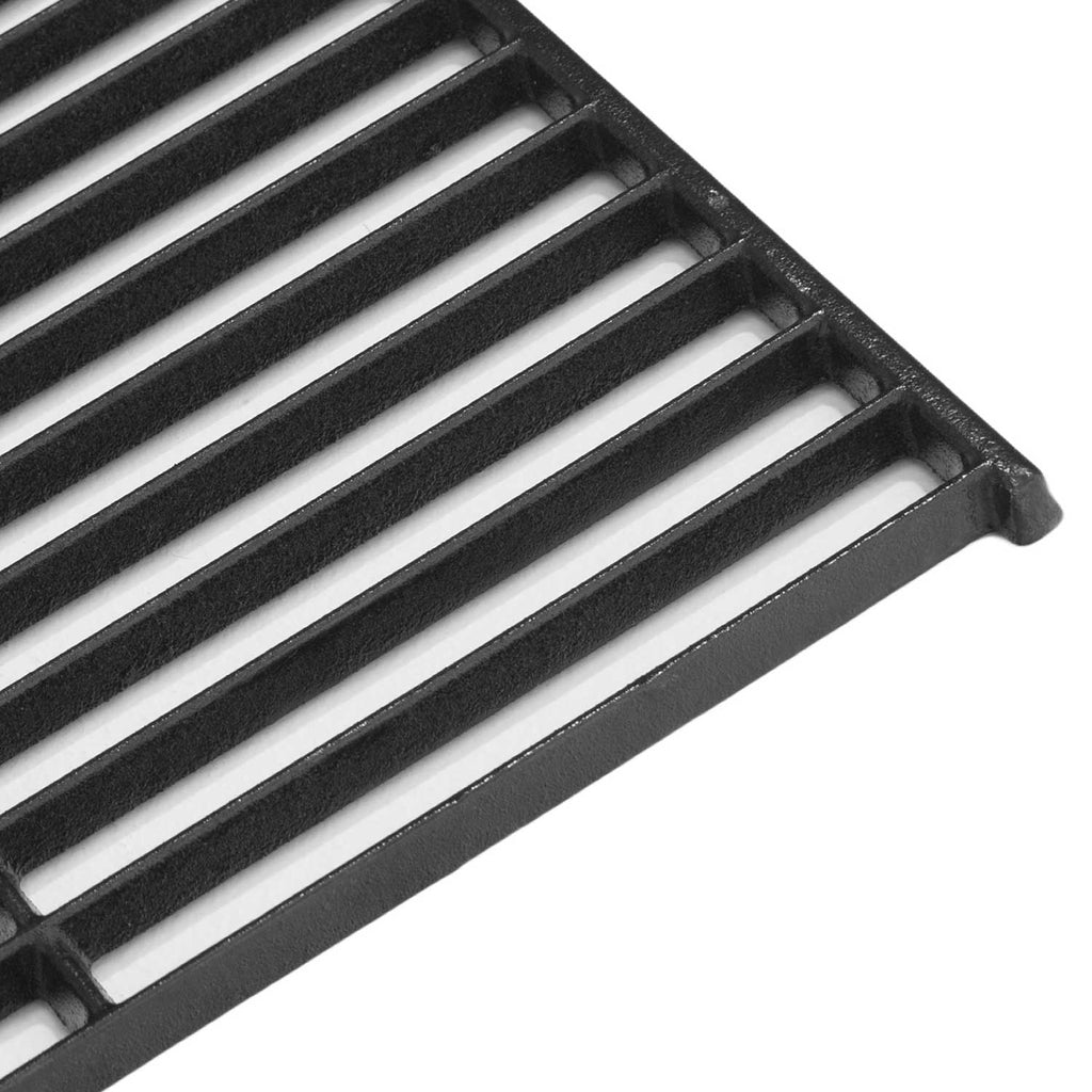Cast-iron cooking grate with parallel bars for Broil King 3-burner grill