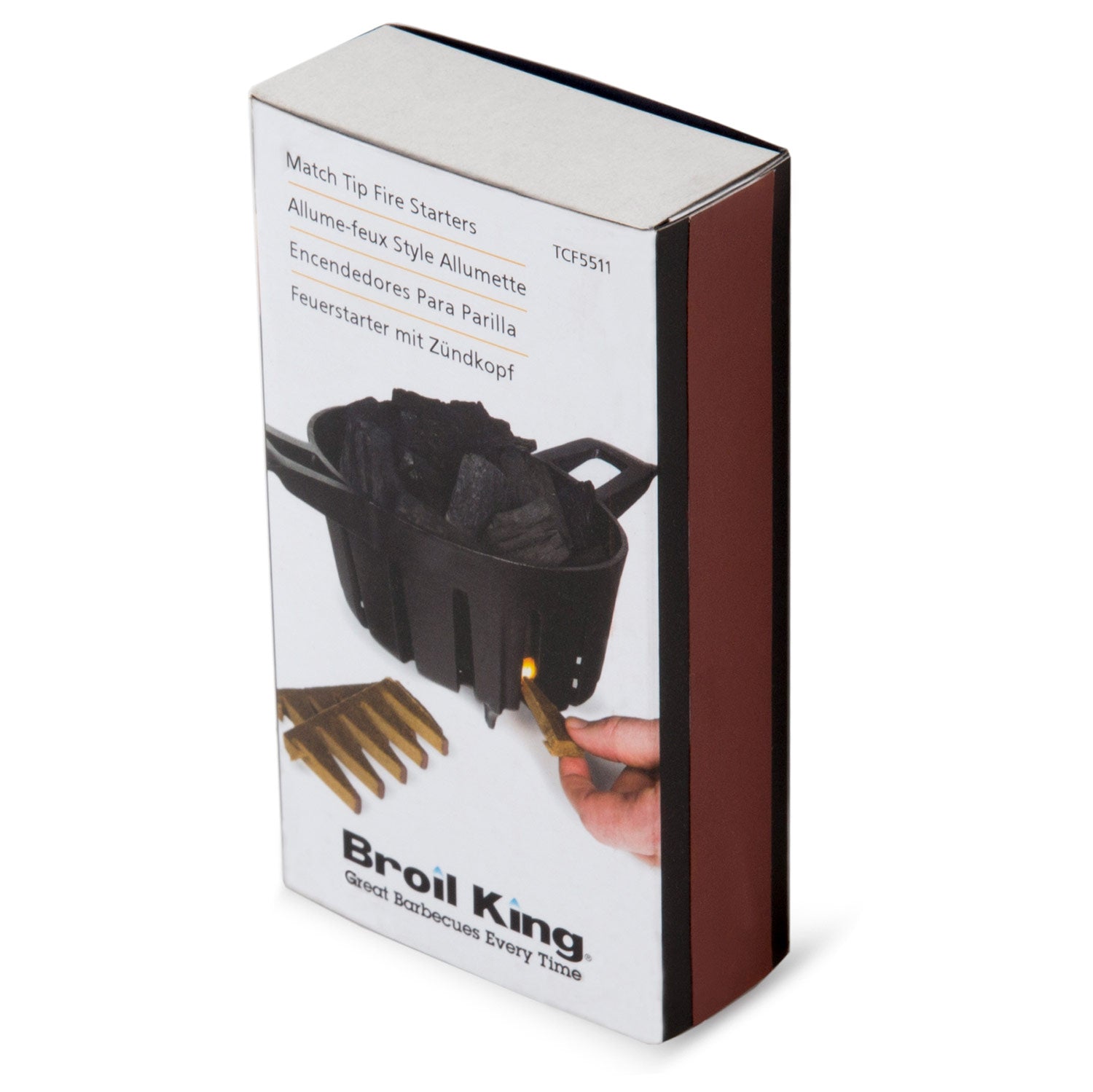Broil King fire starters retail box with starter cup shown