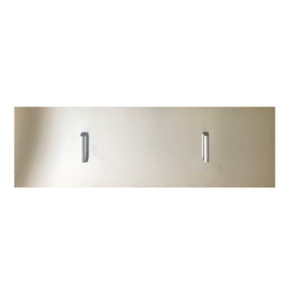 60-inch stainless steel outdoor weather cover with two pull handles