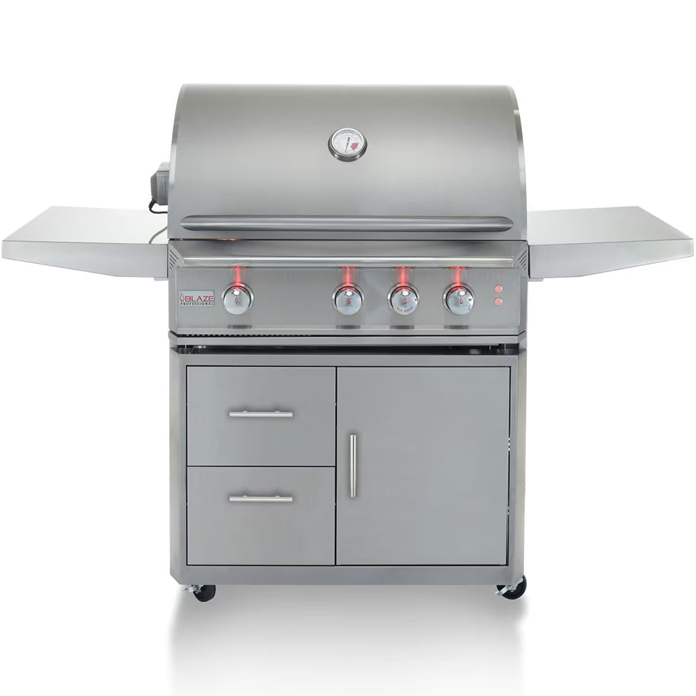 Blaze 3PRO Professional LUX Freestanding 3-Burner Gas Grill, 34-inch