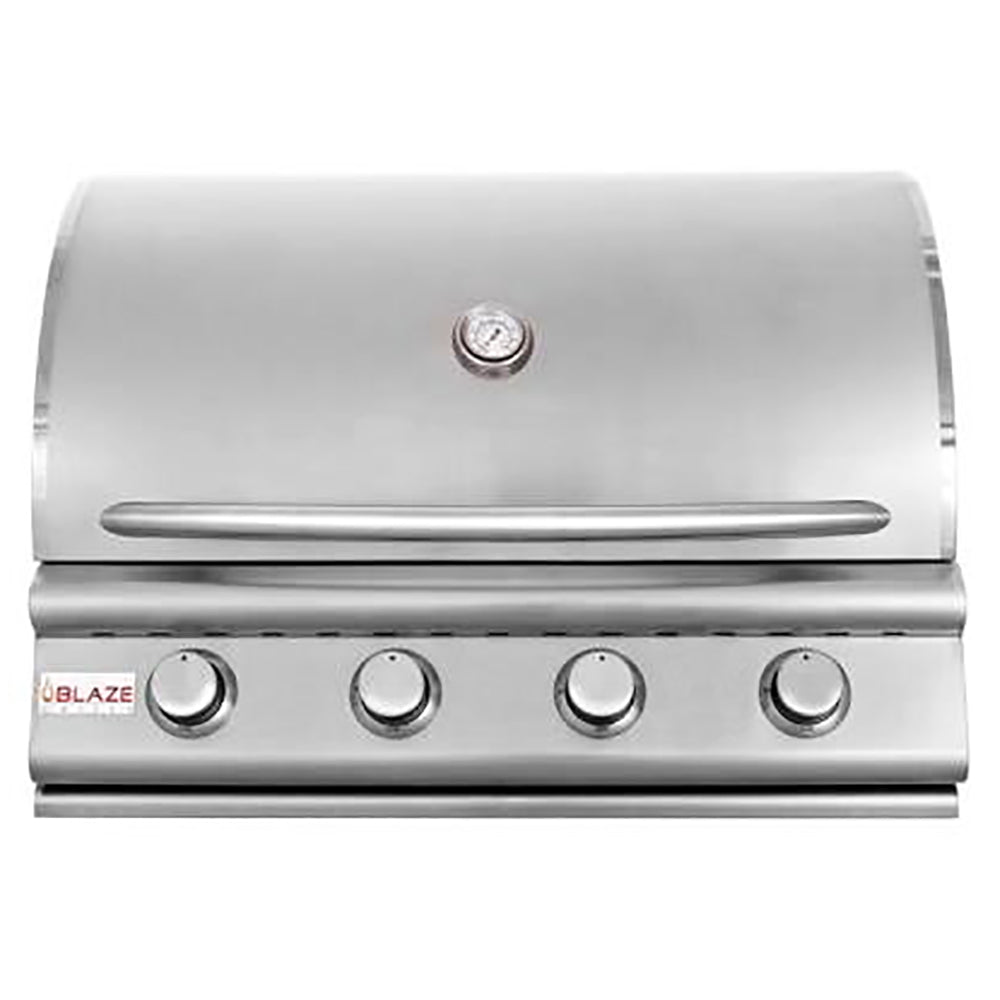 Blaze BLZ-4LBM Prelude Stainless Steel Built-In 4-Burner Gas Grill, 32-inch