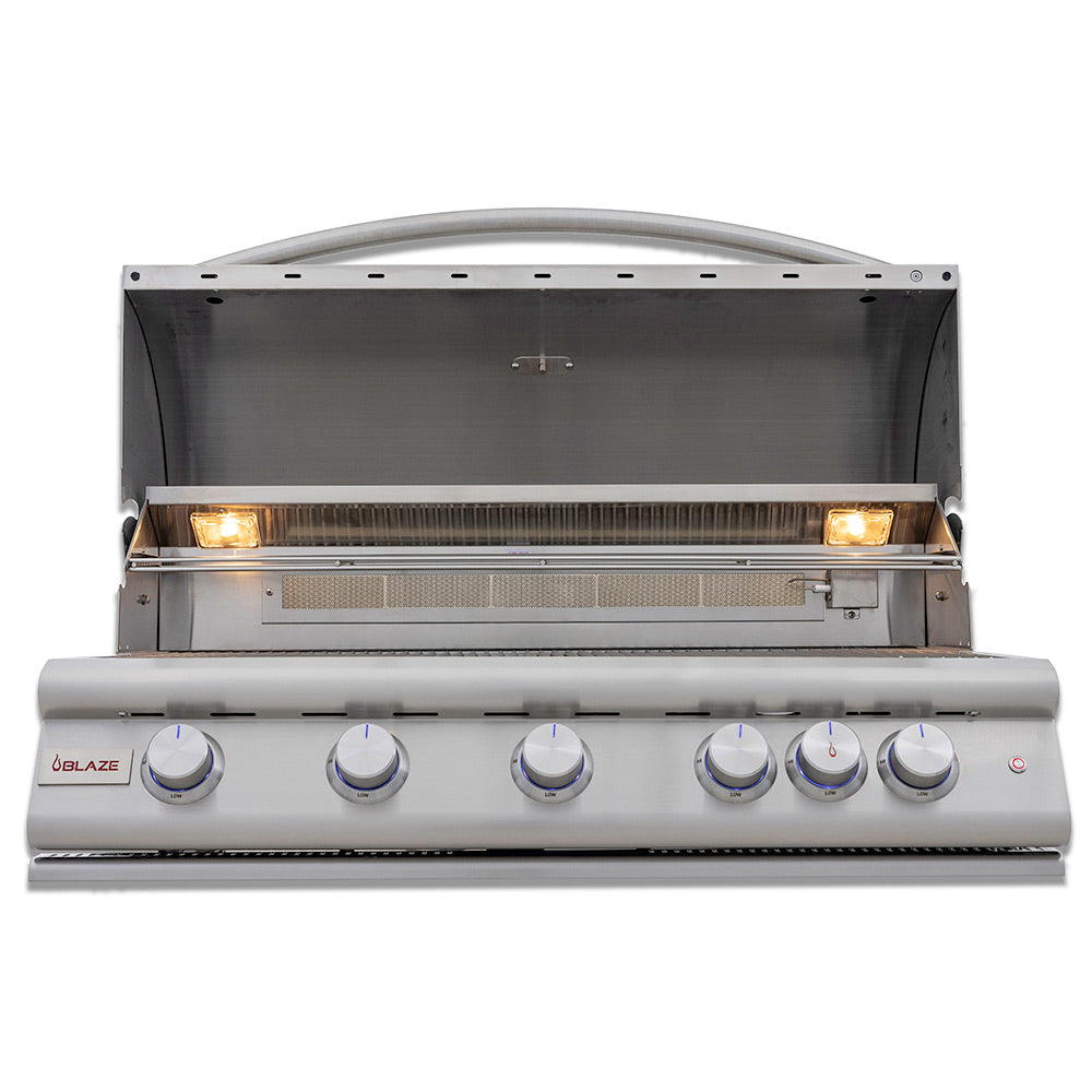 Blaze 40-Inch Built-In Gas Grill with Lights