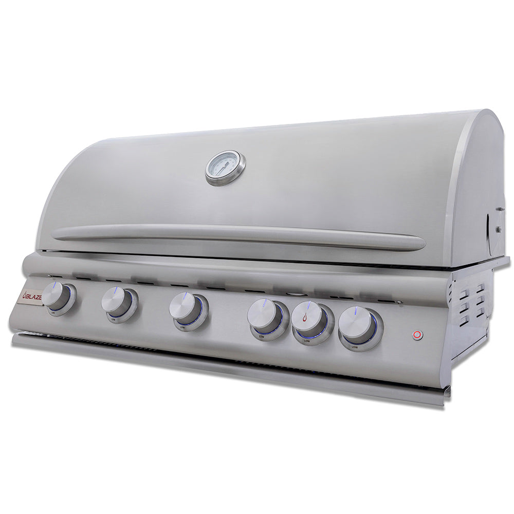 Blaze 40-Inch Built-In Gas Grill with Lights