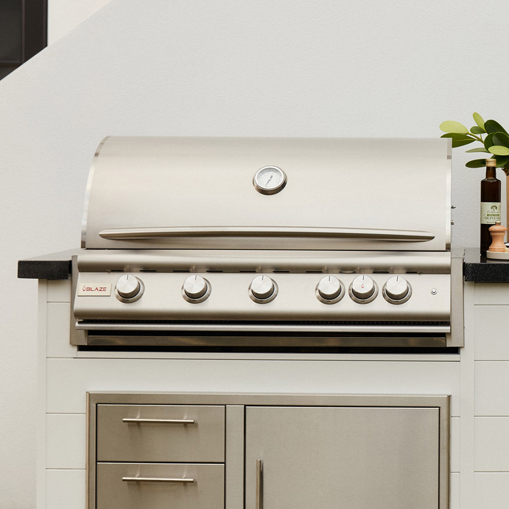 Blaze 40-Inch Built-In Gas Grill with Lights