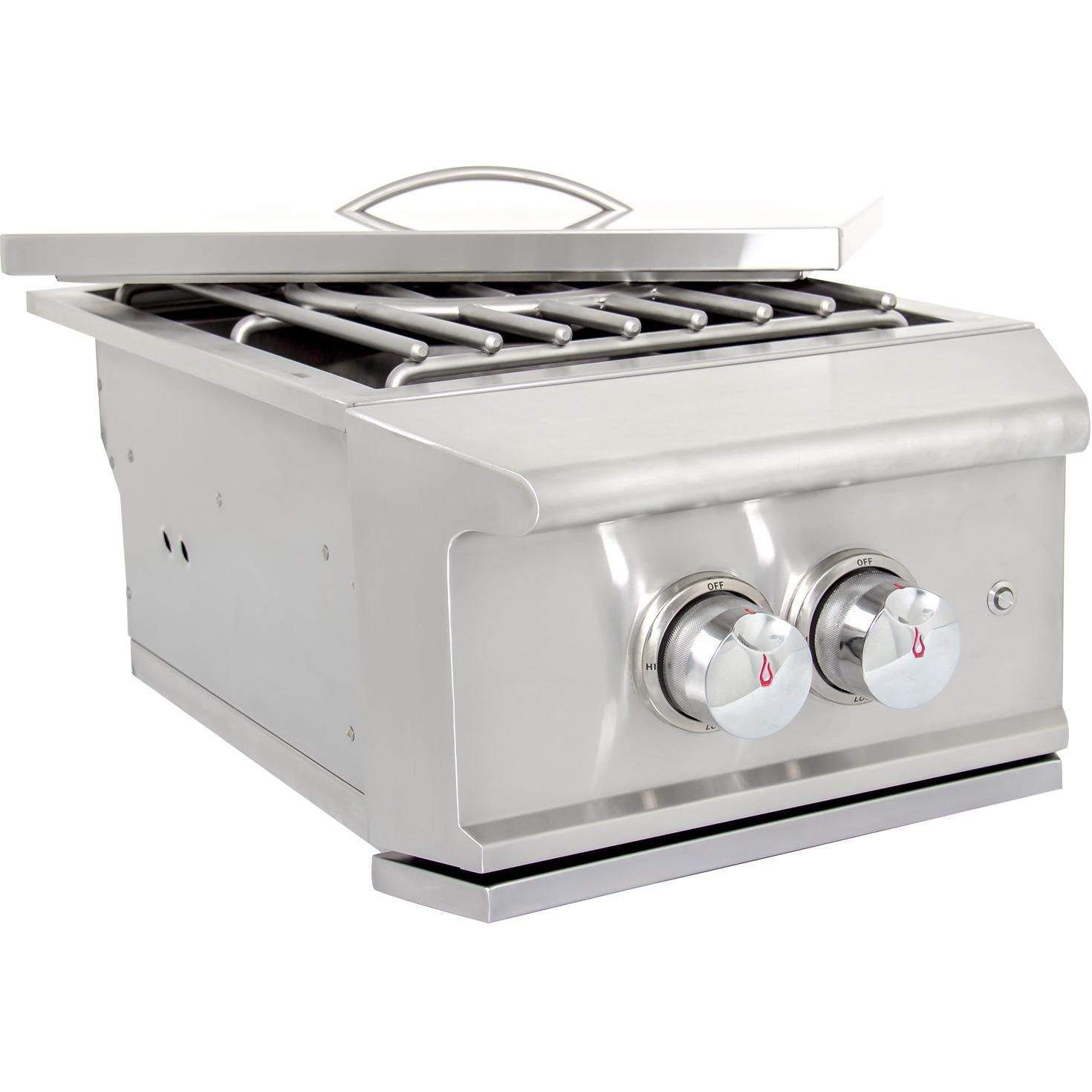 Blaze BLZ-PROPB Built-In High Performance Power Burner with Wok Ring and Lid