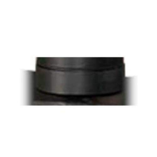 Black trim collar for 7-inch rigid vent pipe, round ring