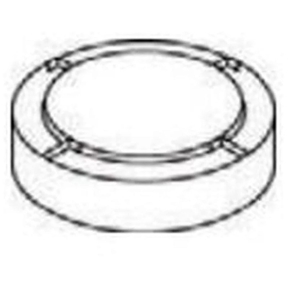 Chimney vent transition collar, round metal ring for 8-inch chimney vent