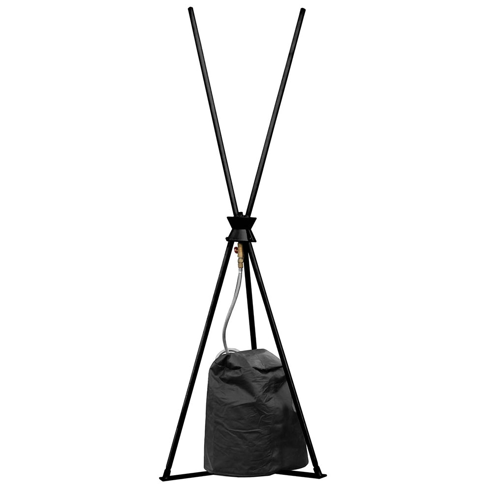Roman torch stand with three legs and fabric storage bag