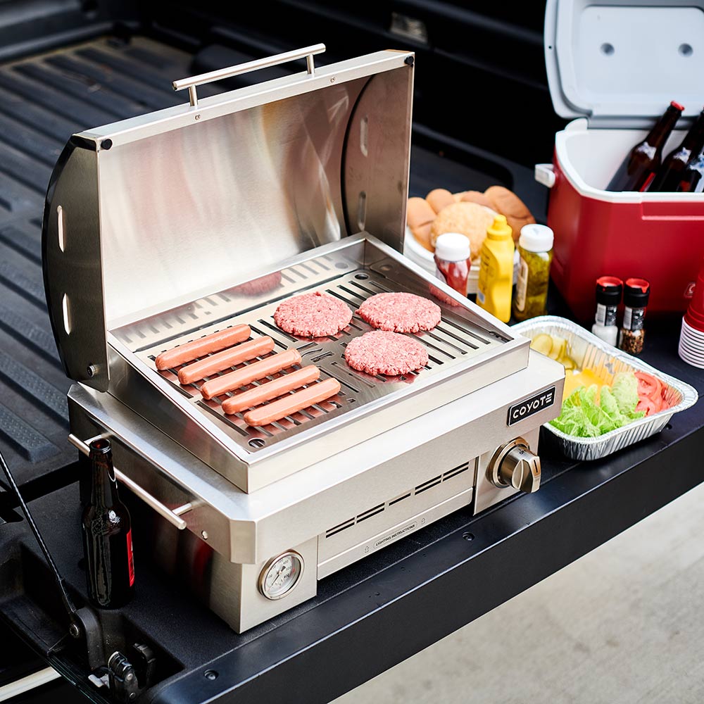 Coyote Stainless Steel Portable Grill, Propane (C1PORTLP)