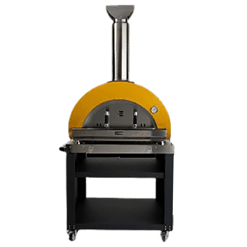 Coyote 40-Inch DUOMO Wood-Fired Pizza Oven on Cart