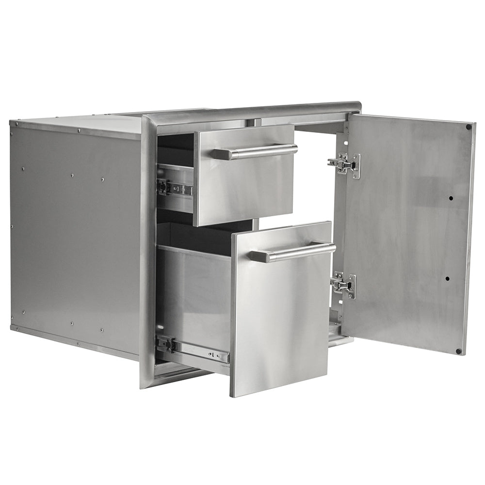Coyote Stainless Steel Access Door and Drawers Combo, 31-Inch