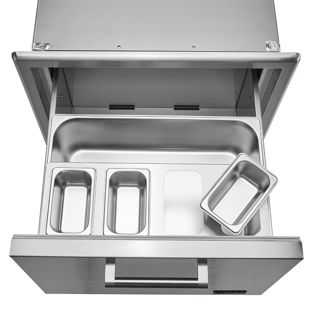 Coyote 26-Inch Stainless Steel Pull-Out Ice Chest Drawer