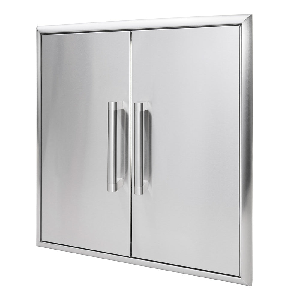 Coyote Stainless Steel Double Access Doors, 26-Inch