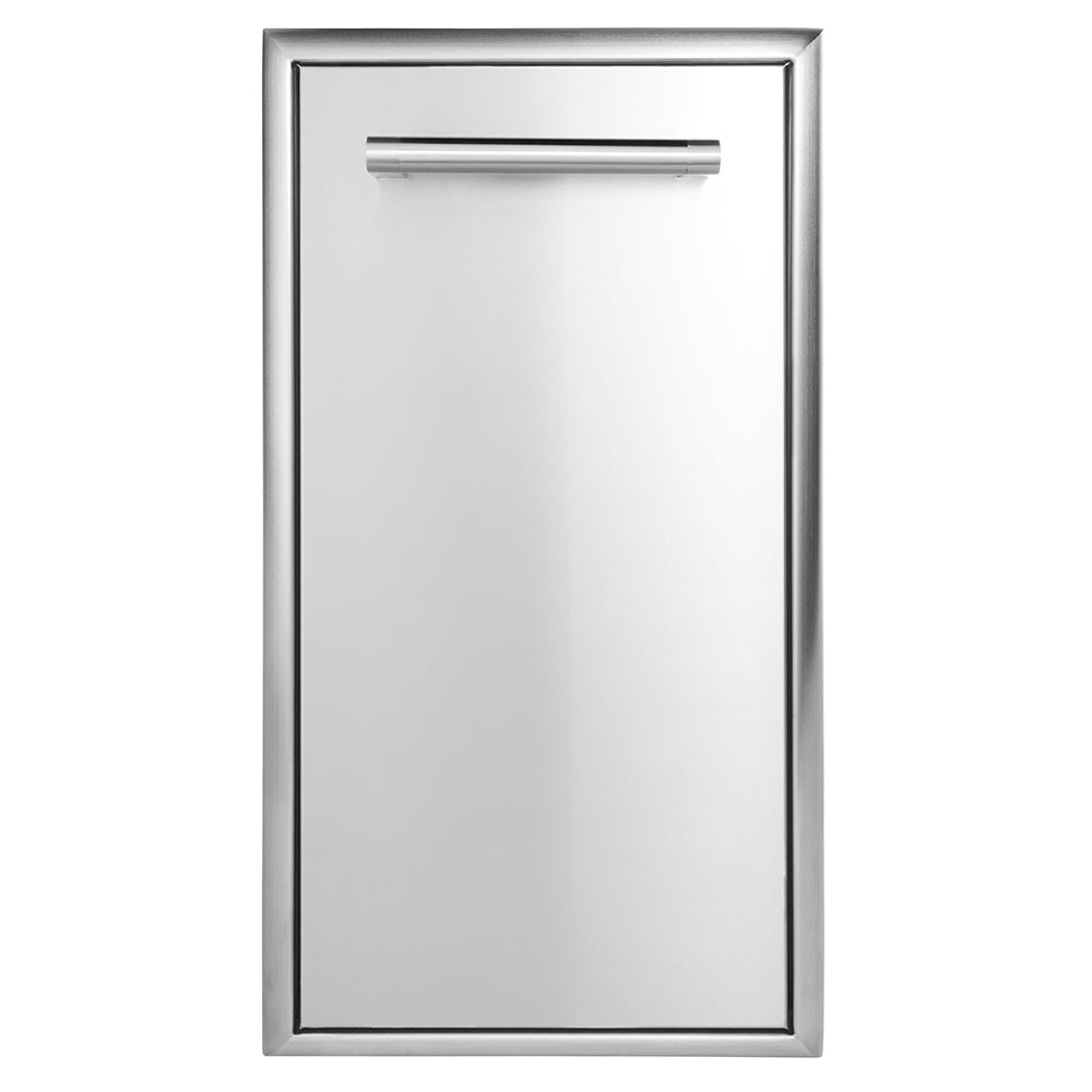 Coyote Stainless Steel Single Pull-Out Trash and Recycle Drawer, 14-Inch