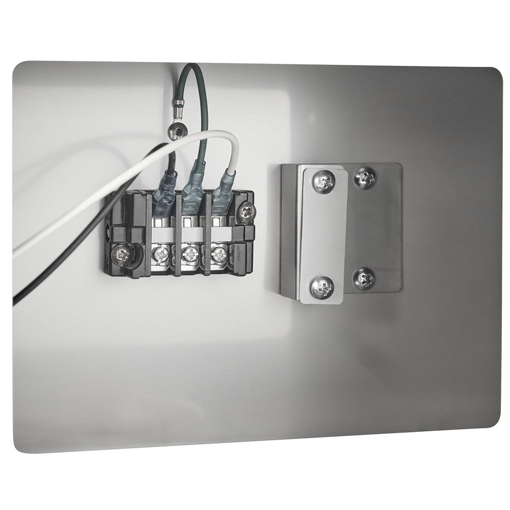 Warming drawer internal wiring and electrical terminal plate
