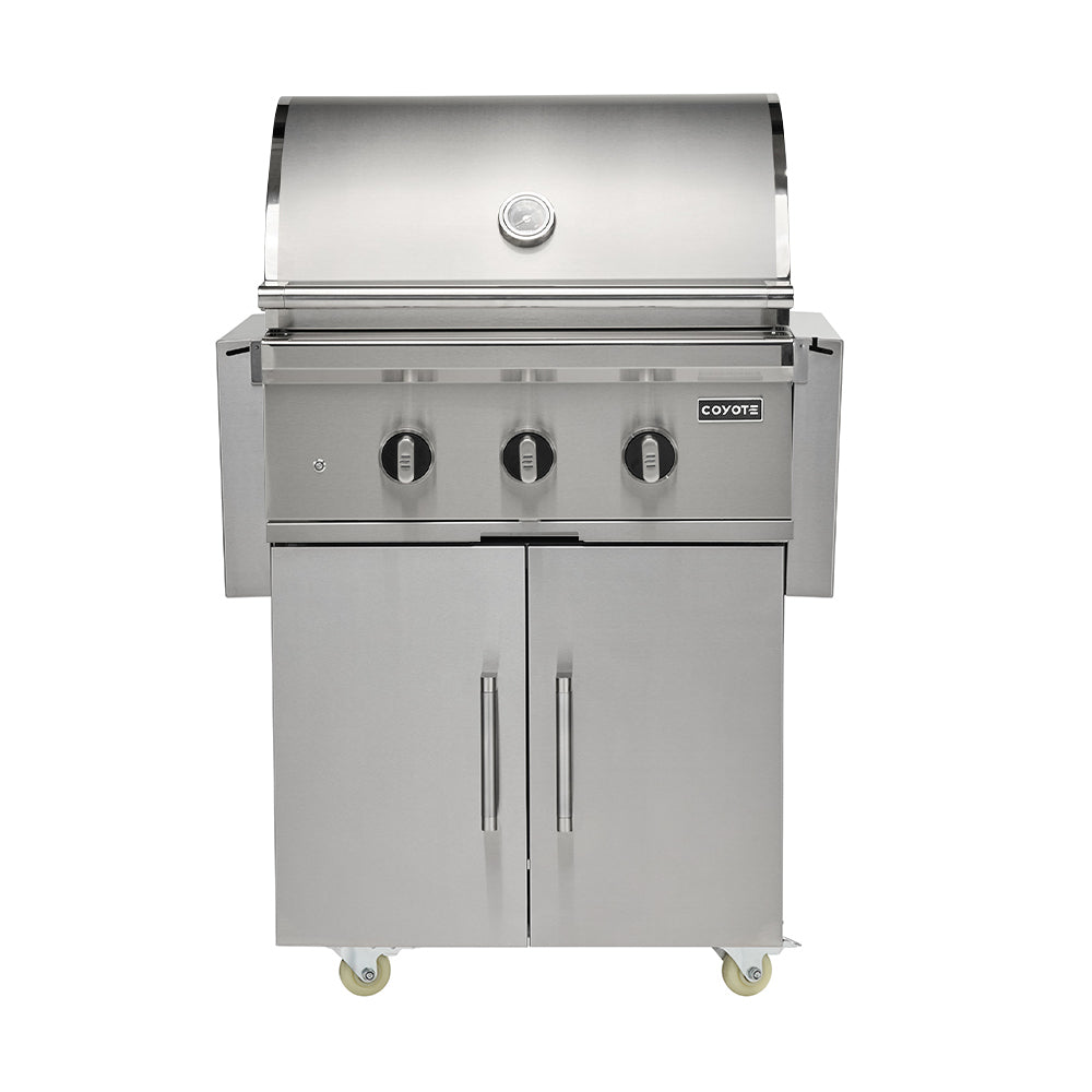 Coyote SL-Series Stainless Steel Freestanding 30-Inch Gas Grill
