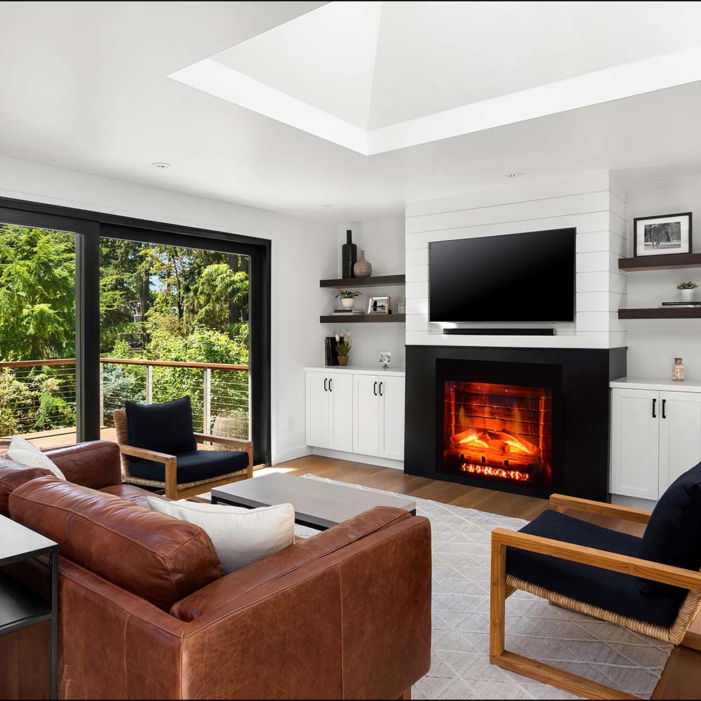 Amantii Fire and Ice Classic Built-In Electric Fireplace