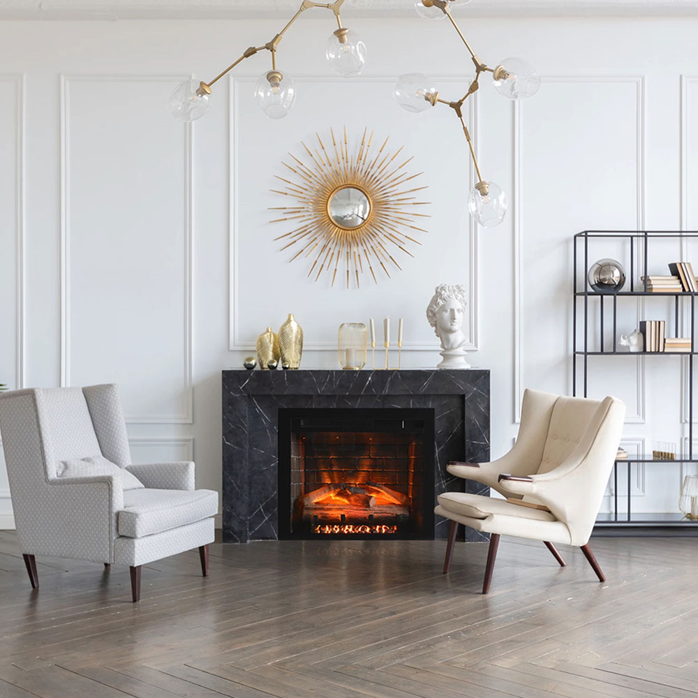 Amantii Fire and Ice Classic Built-In Electric Fireplace