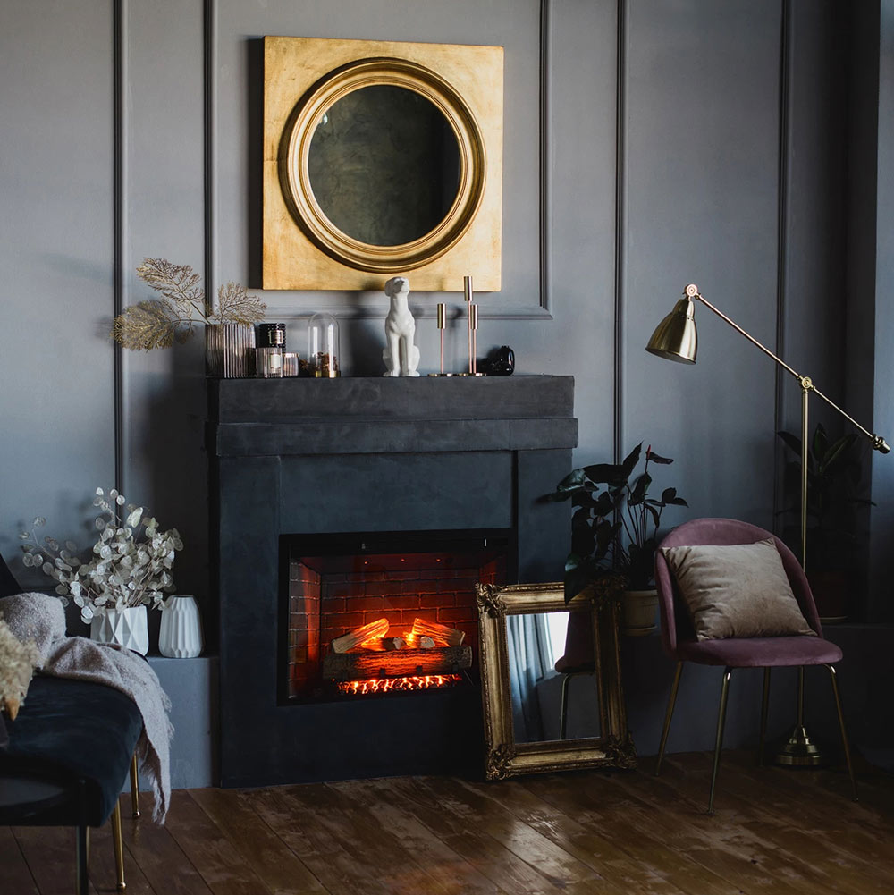 Amantii Fire and Ice Classic Built-In Electric Fireplace